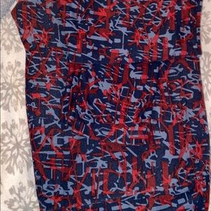 LuLaRoe TC print leggings